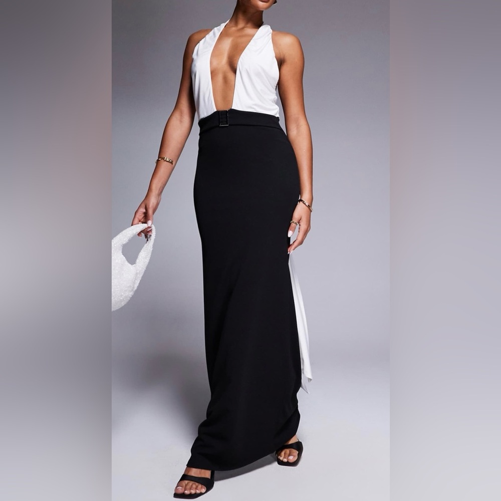 Elegant Black Maxi Skirt